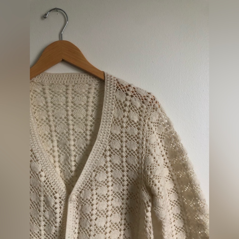 Vintage seashell knit sweater - Picture 3 of 7